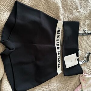 Dior swim suite 2 pieces black and white, never word brand new with tags.